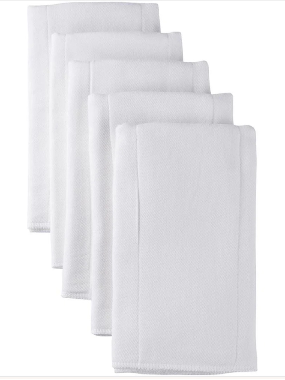 Gerber Baby (3) Cotton Prefold Diapers Cloth Diapering